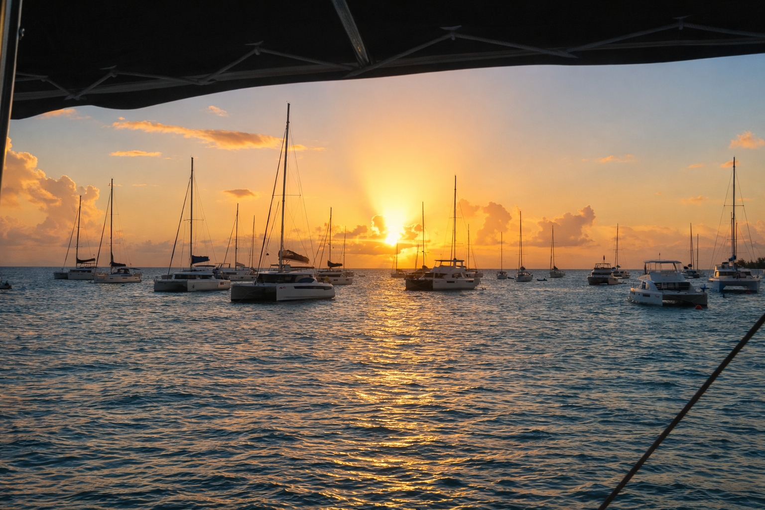 SUNSET AT ANEGADA BVI